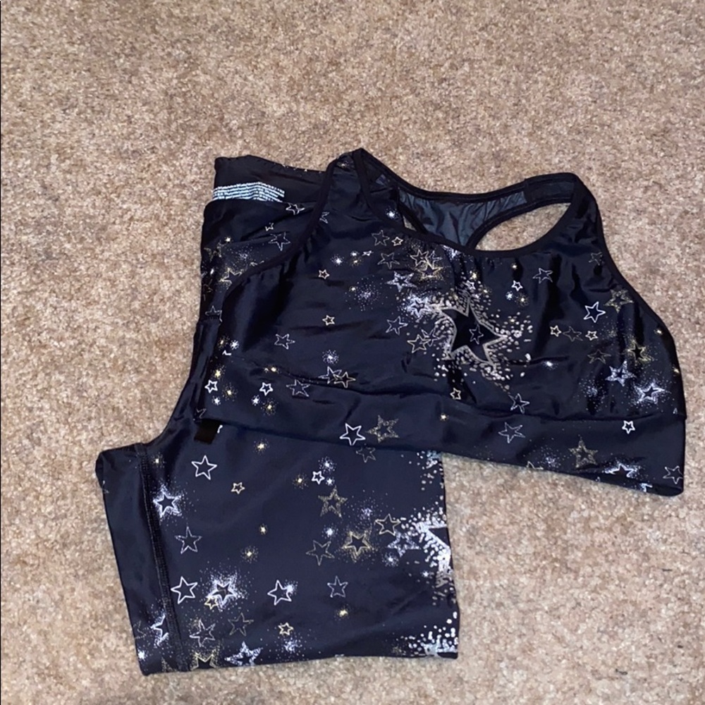 Matching workout outfit